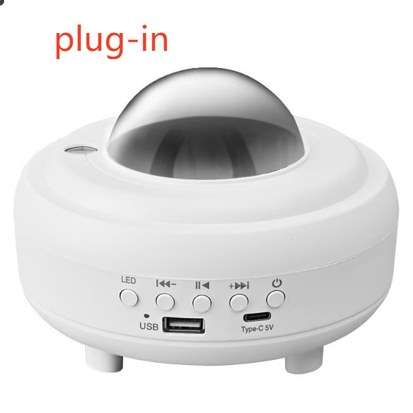 Lámpara de luna, proyector de estrellas y altavoz Bluetooth