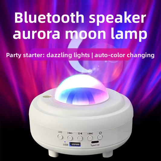 Lámpara de luna, proyector de estrellas y altavoz Bluetooth