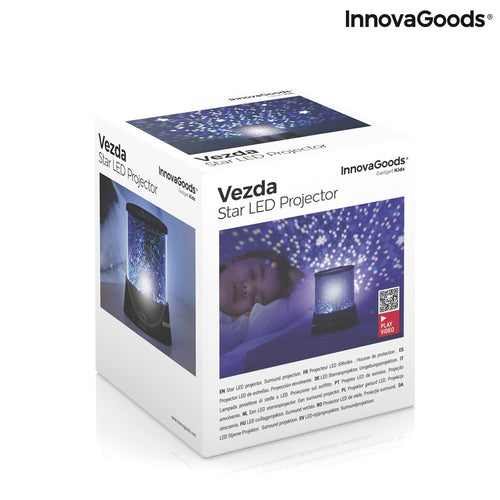 Lámpara Proyector de Estrellas LED para Dormir