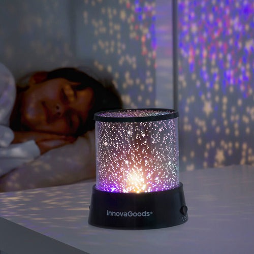 Lámpara Proyector de Estrellas LED para Dormir