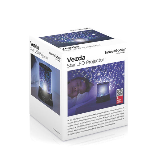 Lámpara Proyector de Estrellas LED para Dormir