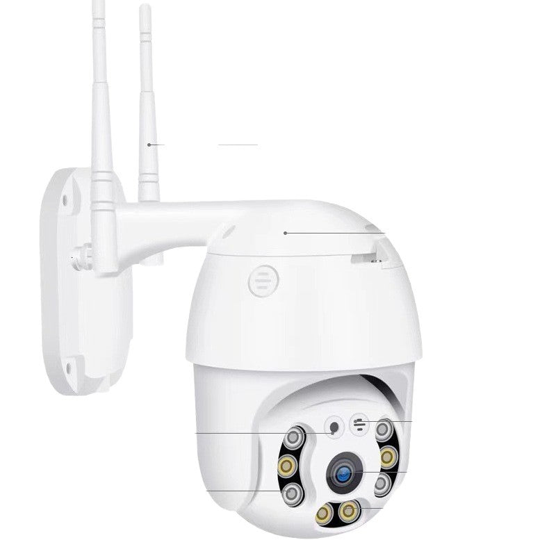 Cámara de Seguridad WiFi 720P con Visión Nocturna para Interior y Exterior